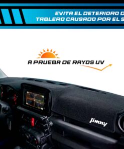 Cubretablero premium para Suzuki Jinmy 2019–2024 con protección UV