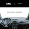 Vista interior del vehículo Suzuki Swift 2012–2017 como referencia
