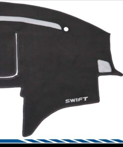 Cubretablero premium para Suzuki Swift 2012–2017 detalle del bordado