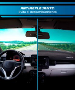 Cubretablero premium para Suzuki Ignis 2017–2024 con protección antirreflejante