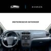 Vista interior del vehículo Toyota Avanza 2012–2021 como referencia