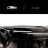 Cubretablero premium para Toyota Hilux 2016–2025 intalado en el interior del auto