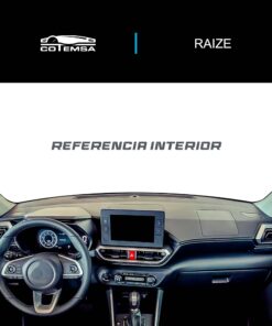 Vista interior del vehículo Toyota Raize 2022–2025 como referencia