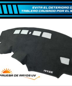 Cubretablero premium para Toyota Raize 2022–2025 con protección UV