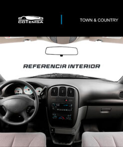 Vista interior del vehículo Chrysler-Dodge Town & Country 2004–2007 como referencia