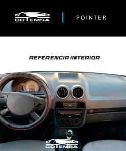 Vista interior del vehículo Volkswagen Pointer 2006–2009 como referencia