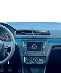 Vista interior del vehículo Volkswagen Gol 2017–2020 como referencia