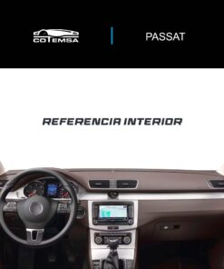 Vista interior del vehículo Volkswagen Passat 2006–2011 como referencia