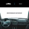Vista interior del vehículo Volkswagen Golf A3 1993–1999 como referencia