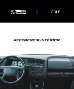 Vista interior del vehículo Volkswagen Golf A3 1993–1999 como referencia