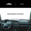 Vista interior del vehículo Volkswagen Jetta A3 1993–1999 como referencia