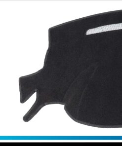 Cubretablero premium para Volkswagen Saveiro Robust 2017–2024 vista frontal parte izquierda con aberturas para desempañador