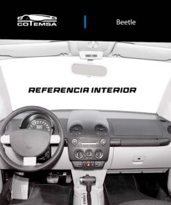 Vista interior del vehículo Volkswagen Beetle 1998–2003 como referencia
