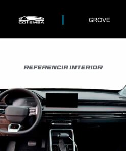 Vista interior del vehículo Chevrolet Groove 2026 como referencia