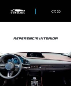 Vista interior del vehículo Mazda CX-30 2019–2026 como referencia