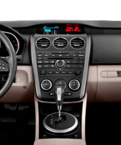 Vista interior del vehículo Mazda CX 7 2009–2012 como referencia