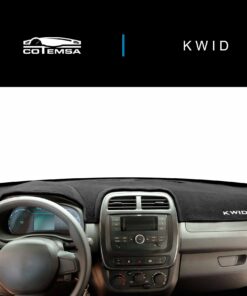 Cubretablero premium para Renault Kwid 2019–2026 instalado en el interior del vehículo