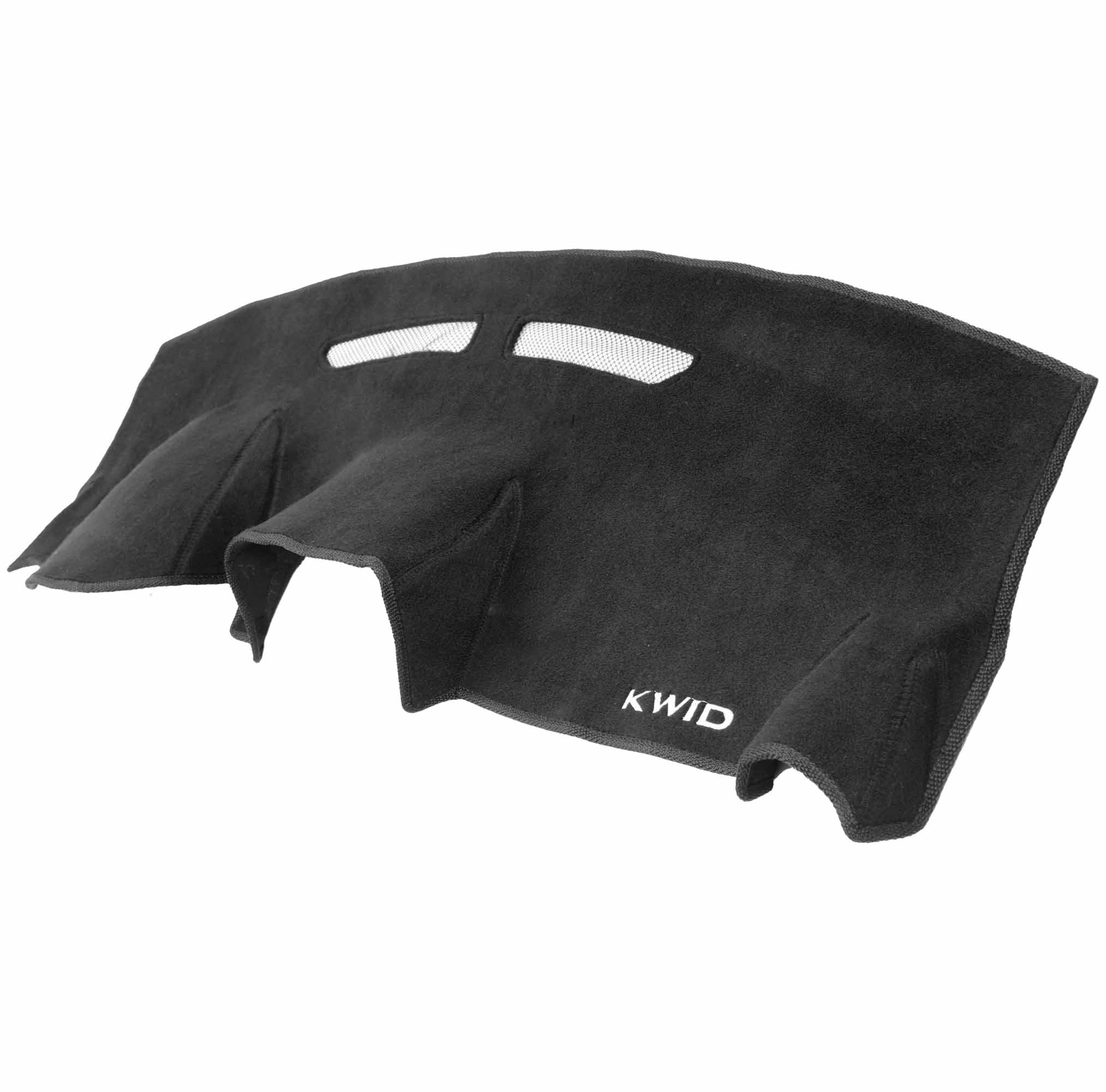 Cubretablero premium para Renault Kwid 2019–2026 detalle del bordado