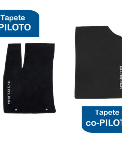 Tapetes de piso para para BYD Dolphin Mini 2022–2024 vista piloto y copiloto