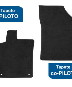 Tapetes de piso para para Chevrolet Captiva 2022–2025 vista superior tapete piloto y copiloto