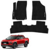 Tapetes de piso para para Chevrolet Montana 2024–2026 vista superior y con vehículo como referencia