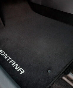 Tapetes de piso para para Chevrolet Montana 2024–2026 vista superior pie