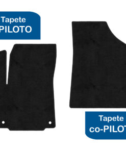 Tapetes de piso para para Chevrolet Montana 2024–2026 vista superior tapete piloto y copiloto