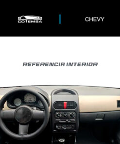 Vista interior del vehículo Chevrolet Chevy C2 2004–2013 como referencia