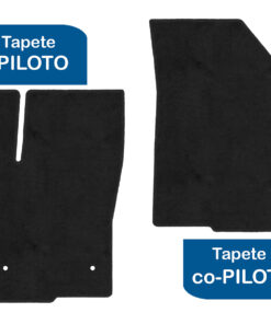 Tapetes de piso para para Chevrolet Sonic 2012–2016 vista superior tapete piloto y copiloto