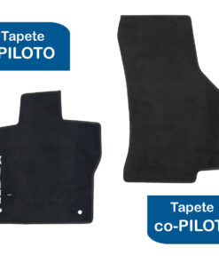 Tapetes de piso para para Chevrolet Montana 2024–2026 vista superior tapete piloto y copiloto