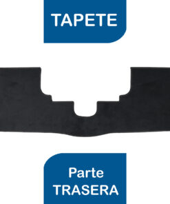 Tapetes de piso para para Chevrolet Montana 2024–2026 vista superior tapete trasero