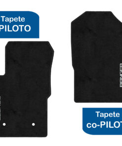 Tapetes de piso para para Ford Ranger 2023–2026 vista superior tapete piloto y copiloto