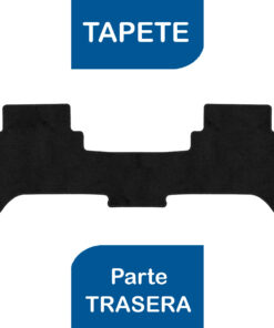 Tapetes de piso para para Ford Ranger 2023–2026 vista superior tapete trasero