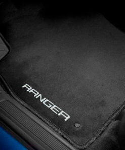 Tapetes de piso para para Ford Ranger 2023–2026 vista superior posa pie