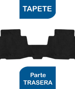 Tapetes de piso para para Ford Edge 2021–2024 vista superior tapete trasero