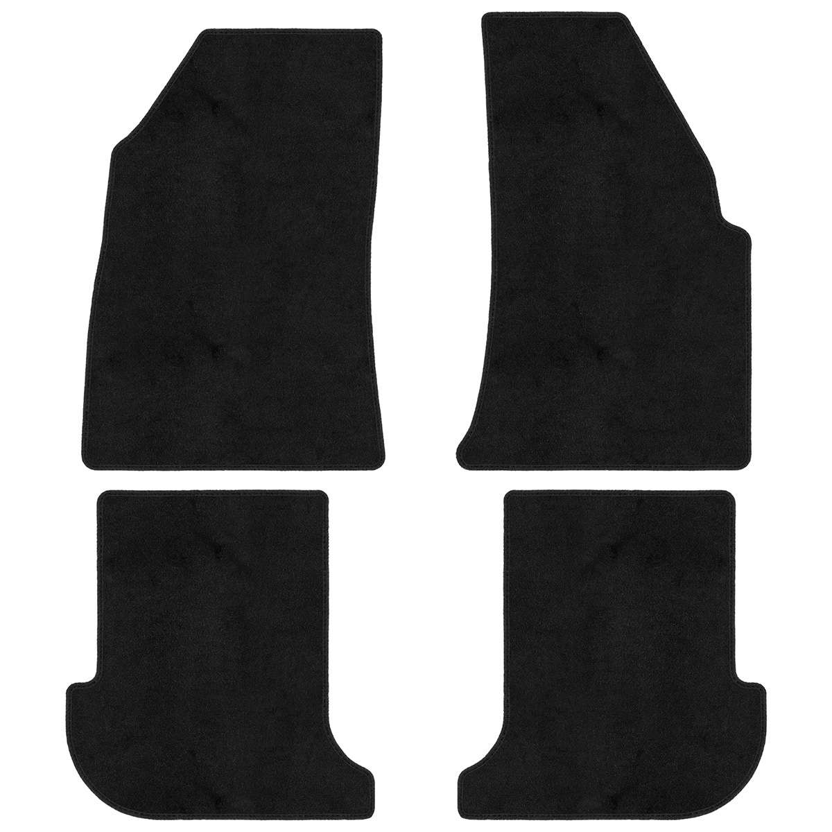 Tapetes de piso para para Ford Ecosport 2004–2012 vista superior