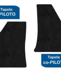 Tapetes de piso para para Ford Ecosport 2004–2012 vista superior tapete piloto y copiloto