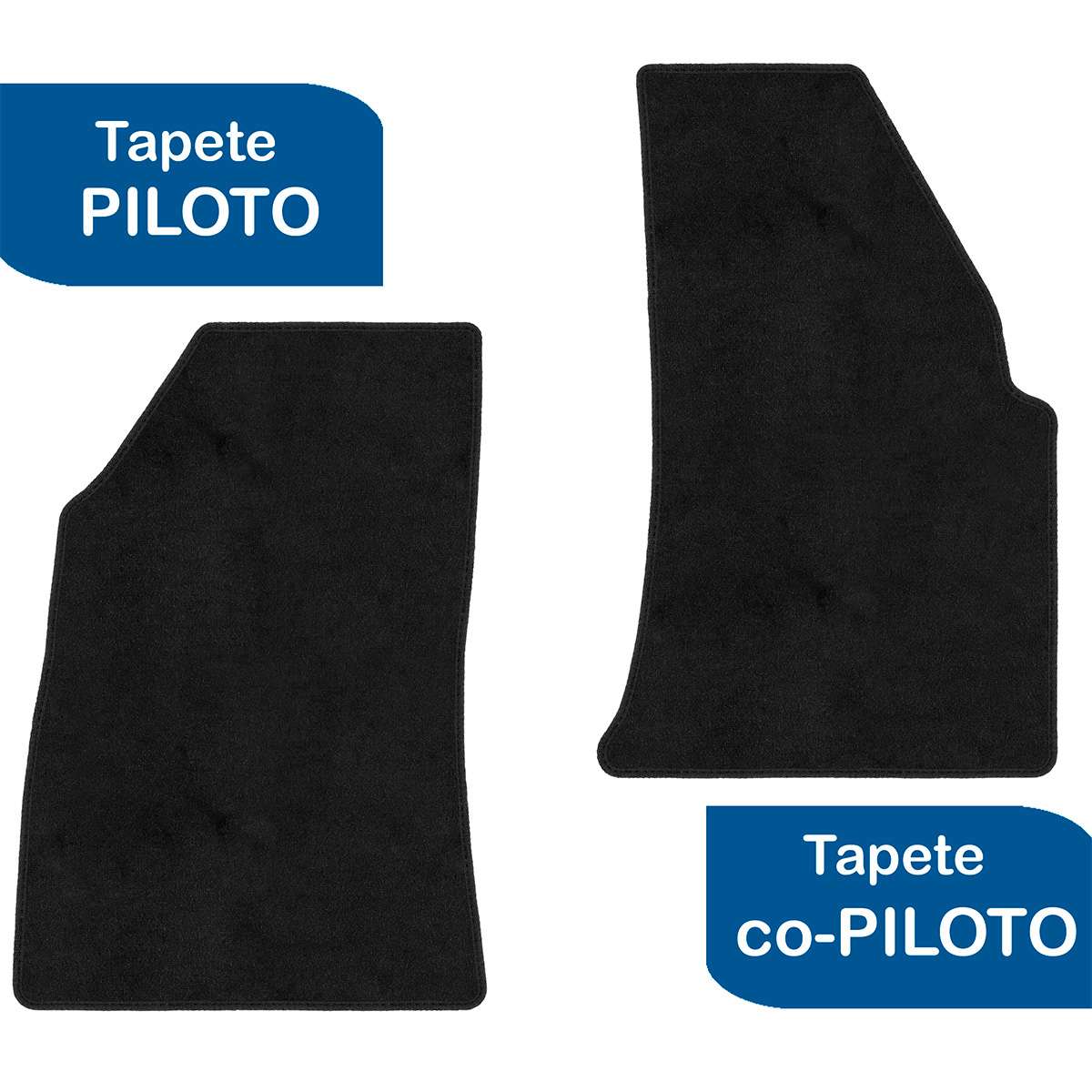 Tapetes de piso para para Ford Ecosport 2004–2012 vista superior tapete piloto y copiloto