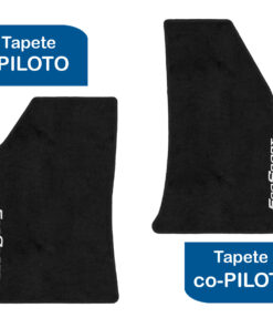 Tapetes de piso para para Ford Ecosport 2004–2012 vista superior tapete piloto y copiloto