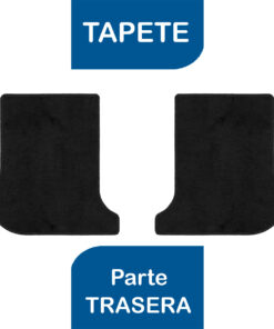 Tapetes de piso para para Ford Ecosport 2004–2012 vista superior tapetes traseros