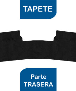 Tapetes de piso para para Ford Fusión 2006–2012 vista superior tapete trasero