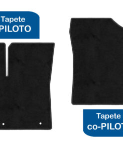 Tapetes de piso para para Hyundai HB20 2023–2025 vista superior tapete piloto y copiloto