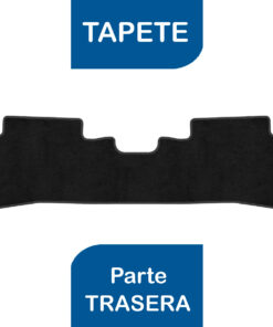 Tapetes de piso para para Hyundai HB20 2023–2025 vista superior tapete trasero