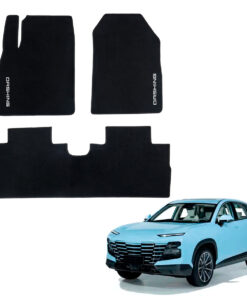 Tapetes de piso para para Jetour Dashing 2023–2025 vista superior y con vehículo como referencia