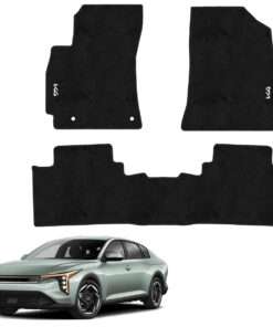 Tapetes de piso para para KIA K4 2025–2026 vista superior y con vehículo como referencia