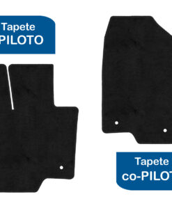 Tapetes de piso para para Mazda 3 2014–2018 vista superior tapete piloto y copiloto