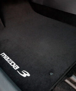 Tapetes de piso para para Mazda 3 2014–2018 vista superior posa pie