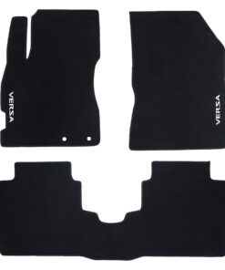 Tapetes de piso para para Nissan Versa 2012–2019 vista superior