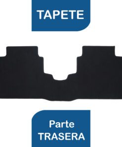 Tapetes de piso para para Nissan Versa 2012–2019 vista superior tapete trasero