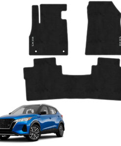 Tapetes de piso para para Nissan Kicks 207–2024 vista superior y con vehículo como referencia
